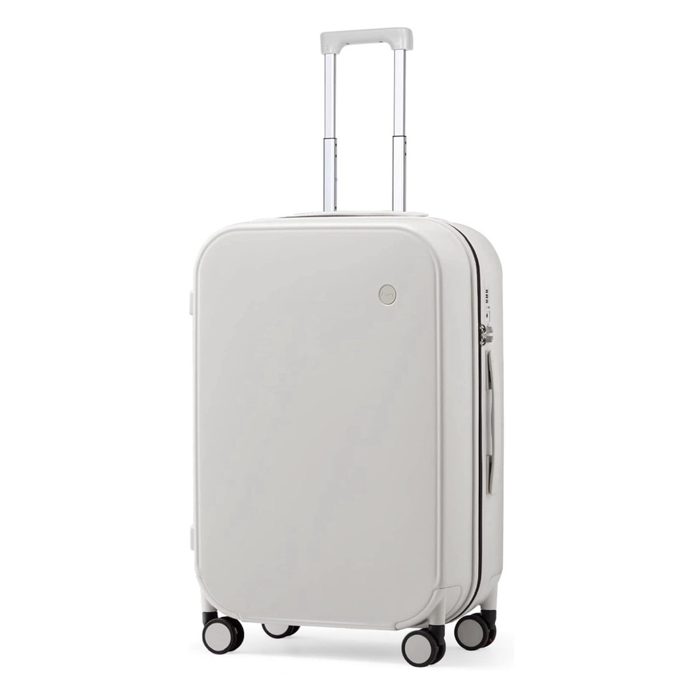 MIXI | Carry On Suitcase in Smoke White